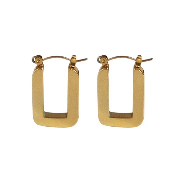 GP Minimalist hoop earrings - Picture 5 of 5
